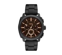 Fossil Men's Machine Chronograph Stainless Steel Watch, Black Bracelet, 44mm