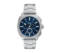 Fossil Men's Machine Chronograph Stainless Steel Watch Silver/Blue