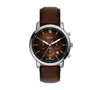 Fossil Men's Neutra Brown Dial Chronograph Brown Leather Strap Watch