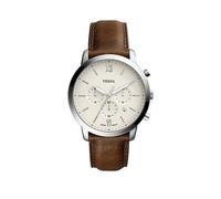 Fossil Men's Neutra Chronograph Brown Leather Watch, FS5380, Brown, Men Brown