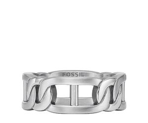 Fossil men's ring Heritage D-link stainless steel, JF04409040