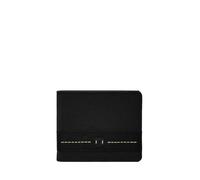 Fossil Men's Rowan Black Polyester Bifold Wallet, ML4691001