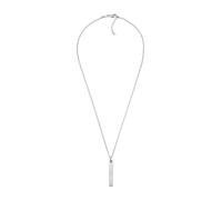 Fossil Necklace for Men Vintage Casual, L: 508mm + 50.8mm W: 8mm Silver Stainless Steel Necklace, JF03988040