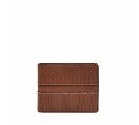 Fossil Men's Sport Tourer Brown Leather Bifold Wallet, ML4694210