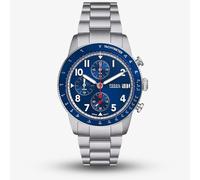 Fossil Mens Sport Tourer Chronograph Blue Dial Watch FS6047