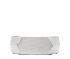 FOSSIL Men's Stainless Steel Band Rings