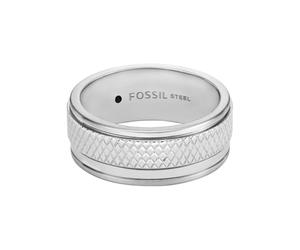 FOSSIL Men's Stainless Steel Band Rings