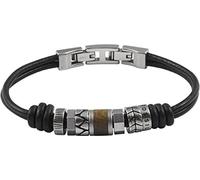 Fossil Bracelet for Men , Length: 20 + 1.5 cm Silver Stainless Steel Bracelet, JF84196040