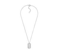 Fossil Knox Men's Silver-Tone Stainless Steel Necklace, JF04882040