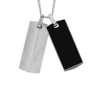 Fossil Men's Necklace, Harlow Linear Texture Chain Necklace