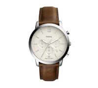 Fossil FS5380 Neutra Chronograph Brown Leather Strap Watch - W10167