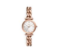 FOSSIL mini Carlie curb-chain 28mm watch - Silver 28