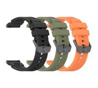 Fossil Nate Automatic/Bronson Automatic/Townsman 48mm/Blue GMT Soft Silicone Sport Replacement Chronograph Strap, Mittelgroße, Silicone, No Gemstone