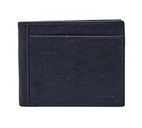 Fossil Neel Bifold with Flip ID in Navy Blue Leather for Men ML3899400