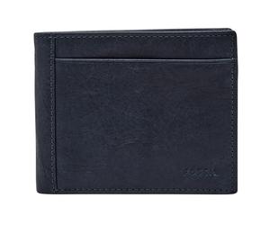 FOSSIL Neel Bifold With Flip ID Navy