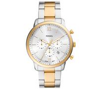 Fossil Neutra FS6112 - Man - 44 mm - Analogue - Quartz - Mineral Glass Silver 22 mm