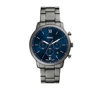 Fossil Neutra Men's Blue Dial Chronograph Gunmetal Stainless Steel Bracelet Watch