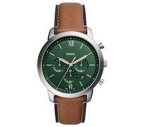 Fossil Watch for Men Neutra, Quartz Movement, 44 mm Brown Stainless Steel Case with a Pro-Planet Leather Strap, FS5963