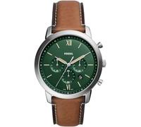 Fossil Watch for Men Neutra, Quartz Movement, 44 mm Brown Stainless Steel Case with a Pro-Planet Leather Strap, FS5963