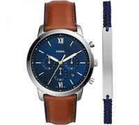 Mens Fossil Neutra Chronograph Watch & Bracelet Set FS5708SET