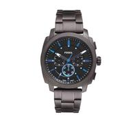 Fossil New Machine Watch for Men, 44mm Quartz Chronograph Movement with Stainless Steel or Leather Strap
