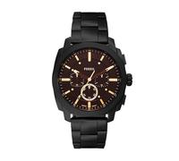 Fossil New Machine Watch for Men, 44mm Quartz Chronograph Movement with Stainless Steel or Leather Strap