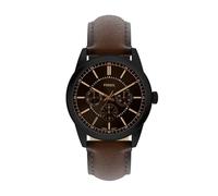 Fossil Pearson Watch for Men, Quartz Multifunction Movement with Stainless Steel or Leather Strap