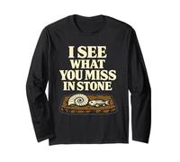 Fossil Preparation Fossil Prep Crew Paleontology Lab Long Sleeve T-Shirt