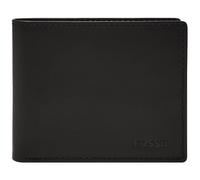 Fossil Derrick wallet leather 11 cm black