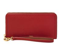 FOSSIL purse Logan RFID Zip Around Clutch Garnet