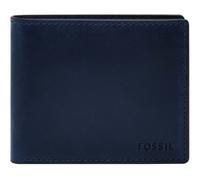 Fossil Men's Derrick Bi-Fold Wallet, Blue, Small