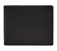 Fossil Derrick Wallet RFID protection Leather 12 cm black