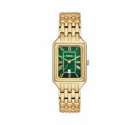 Fossil Raquel Watch for Women, Quartz Three Hand Movement with Stainless Steel Strap,Emerald Green