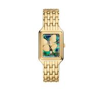 Fossil Raquel Watch for Women, Quartz Three Hand Movement with Stainless Steel Strap,Gold Tone