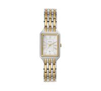 Fossil Raquel Watch for Women, Quartz Three Hand Movement with Stainless Steel Strap,Sepia Gold
