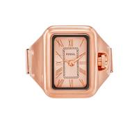 Fossil Raquel Watch Ring Two-Hand Rose Gold-Tone Stainless Steel, One Colour, Women One Colour