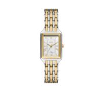 Fossil Raquel Women's Rectangle Dial Two Tone Stainless Steel Watch