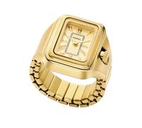 Fossil Raquel Women's Watch Ring Gold Tone Stainless Steel