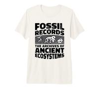 Fossil Records The Archives - Dinosaur Paleontologist Premium T-Shirt