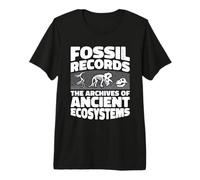 Fossil Records The Archives - Dinosaur Paleontologist Premium T-Shirt