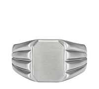 Fossil Ring for Men All Stacked Up Stainless Steel Signet Ring, JF0446704011