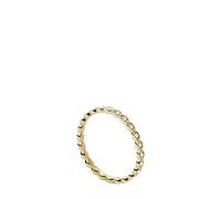 Fossil Ring for Women Vintage Iconic, Height: 1.9mm Gold Stainless Steel Ring, JF03749710
