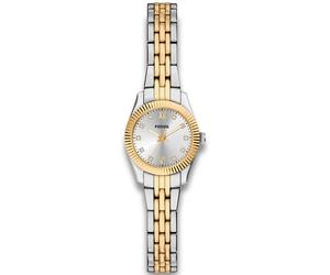 Fossil Scarlette ES5473 - Woman - 20 cm - Analogue - Quartz - Mineral Glass Silver 10 mm