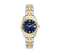 Fossil Scarlette Watch for Women, 32mm Quartz Three Hand Date Movement with Stainless Steel Strap