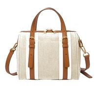 FOSSIL shoulder bag Carlie Satchel Natural Brown