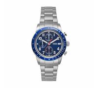 FOSSIL Sport Tourer Watch for Men, Chronograph Movement with Stainless Steel or Leather Strap,Blue,42 mm
