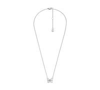 Fossil Sutton Women's Silver-Tone Stainless Steel Necklace, JF04935SET