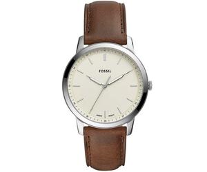 Fossil The Minimalist FS5439 - Man - 44 mm - Analogue - Quartz - Mineral Glass Beige 22 mm