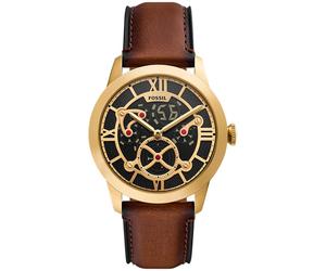 Fossil Townsman Big Tic FS6190 - Man - 42 mm - Analogue - Quartz - Mineral Glass Black 22 mm