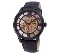 Fossil Townsman Brown Skeleton Dial Automatic Casual Leather ME3098 Men's Watch